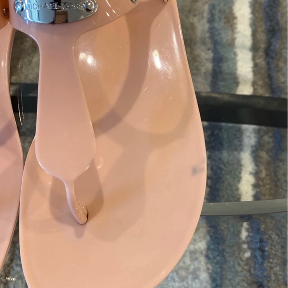 Michael Kors Logo Plate Jelly Sandal Size 10 - Picture 4 of 5